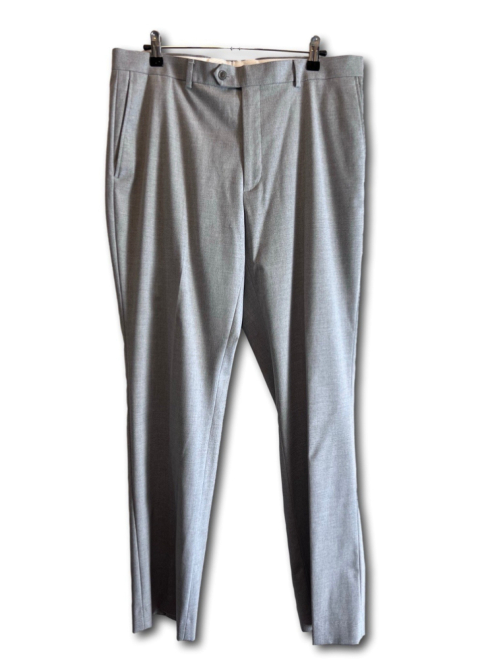 APT. 9 Men’s Dress Pants Premier Flex Extra Slim Fit 34x32 Gray Stretch Waist